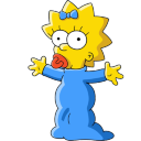 Maggie Simpson Icon 128x128 png